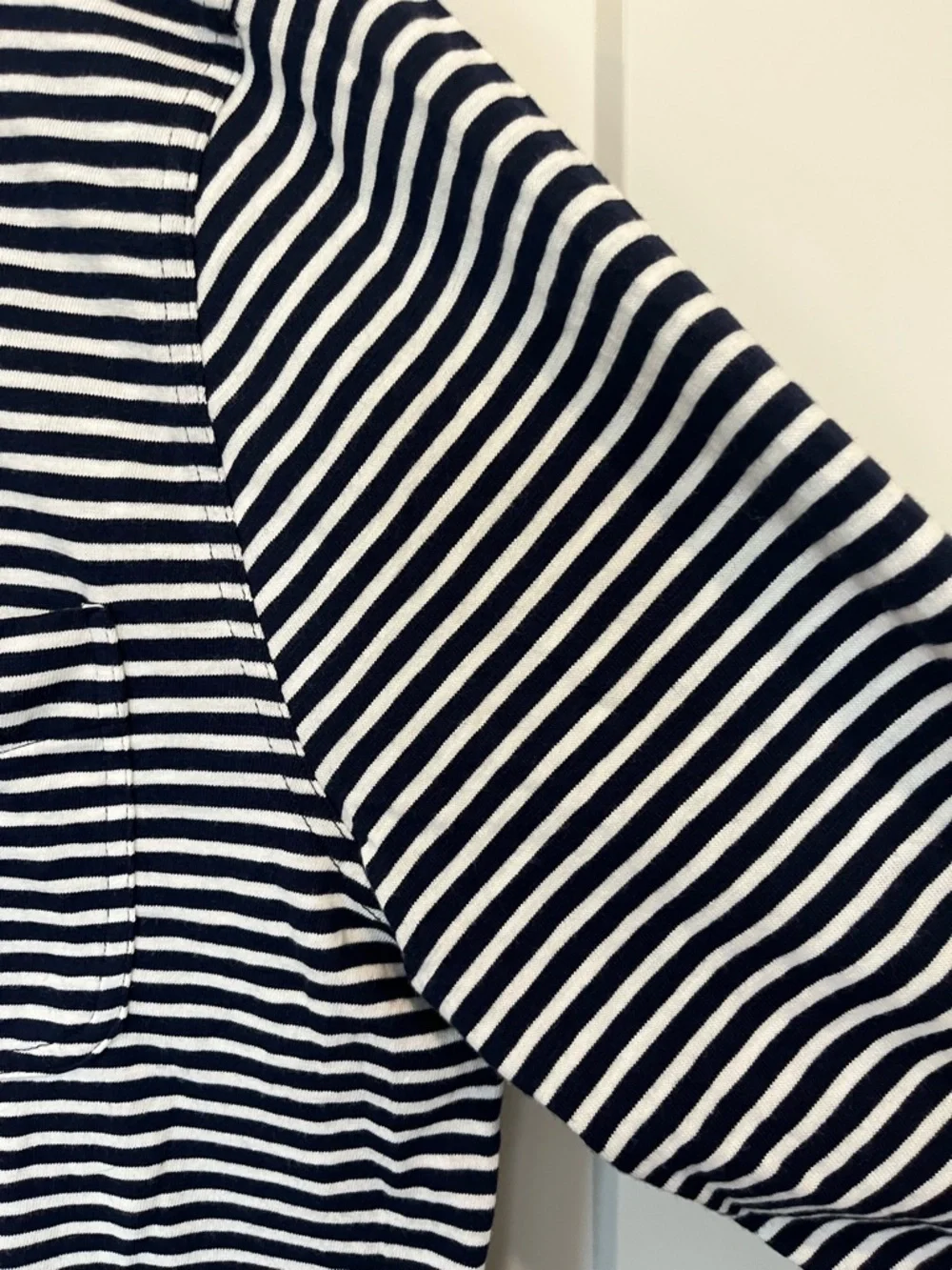 J Crew stripped cotton coastal nautical preppy stretchy office long sleeve shirt